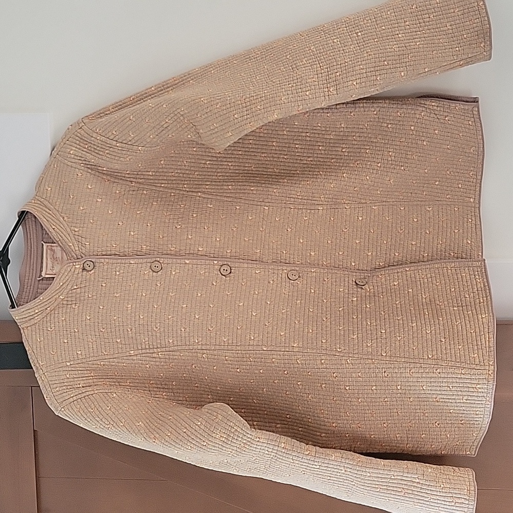 EUC Vintage April Cornell Lightweight Quilted Jacket Size S